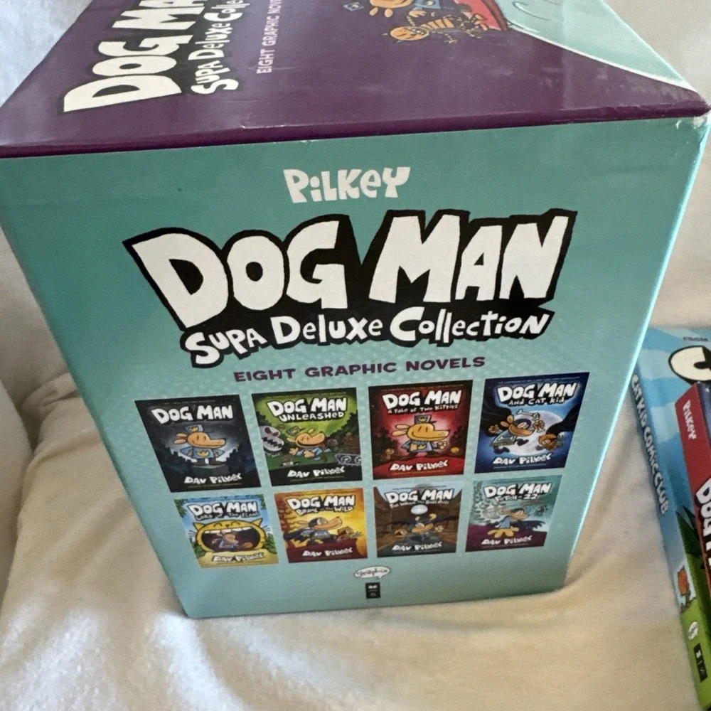 Dog Man Supa Deluxe‎ Collection - Eight Graphic Novels + 3 Extras HB Books READ